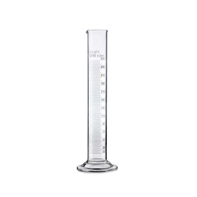 glass measuring cylinder 250ml