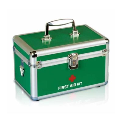 first aid box aluminium large