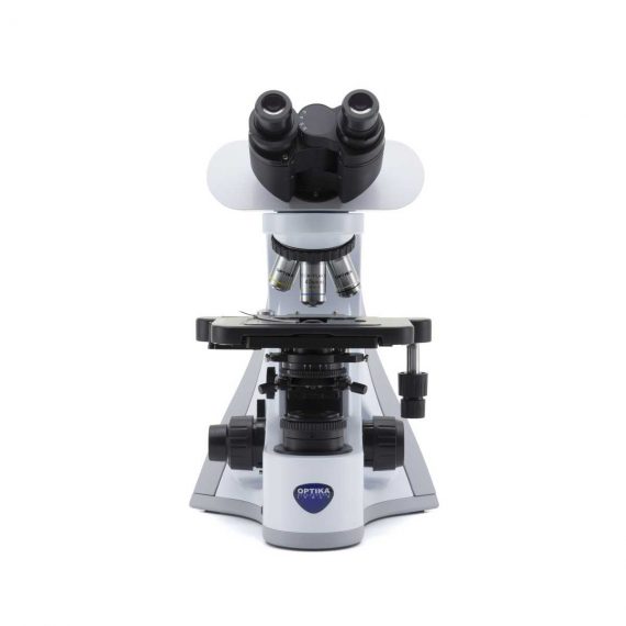 OPTIKA B-510ASB Trinocular phase contrast microscope..