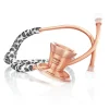 ProCardial Titanium Cardiology Stethoscope - Snow Leopard/Rose Gold - Image 2