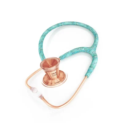 mdf-stethoscope-procardial-r-titanium-cardiology-stethoscope-turquoiserose-gold-2