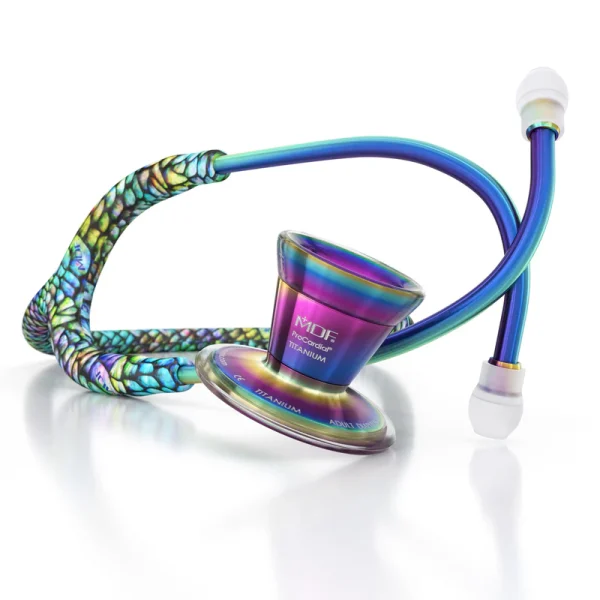 ProCardial Titanium Cardiology Stethoscope - Mermaid/Kaleidoscope