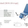 Royal-Cabell Electric Examination Power Table with Stirrups